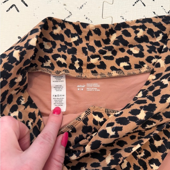 Aerie cheetah print bikini M - Picture 4 of 6